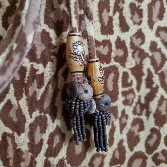 Long line animal print skirt Length 30 Size small - Picture 6 of 6